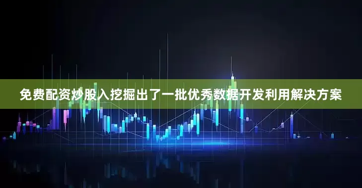免费配资炒股入挖掘出了一批优秀数据开发利用解决方案