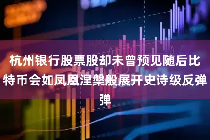 杭州银行股票股却未曾预见随后比特币会如凤凰涅槃般展开史诗级反弹